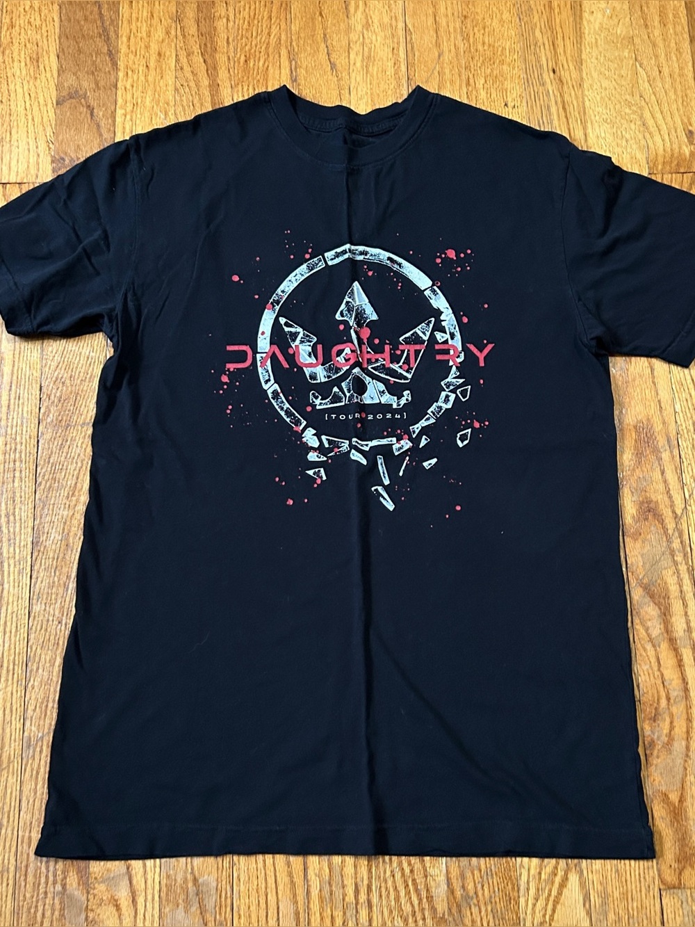 Daughtry 2024 Concert Tour Graphic T-Shirt - Black - Size Medium